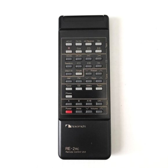 Vintage Genuine NAKAMICHI Remote Control Unit RE-2RC TESTED/WORKS - Picture 1 of 9